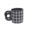 Helio Ferretti | Handmade Striped Mug | Black