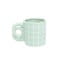 Helio Ferretti | Handmade Striped Mug | Soft Green
