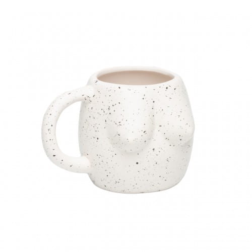 Helio Ferretti | Body Shapes Boobs Round Mug | White