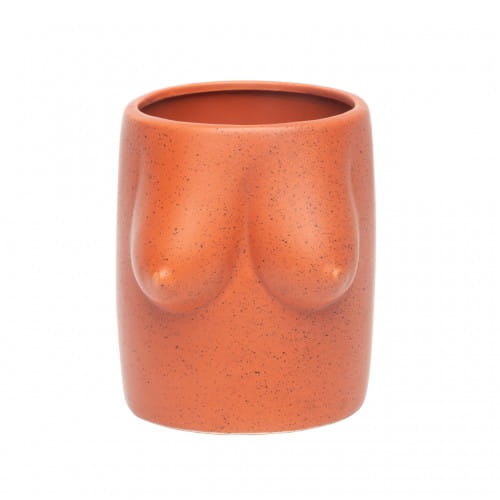 Helio Ferretti | Body Shapes Boobs Flower Vase | Terracotta