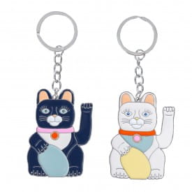 Helio Ferretti | Set of 2 Keyrings | Maneki Neko
