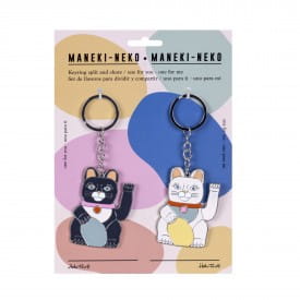 Helio Ferretti | Set of 2 Keyrings | Maneki Neko