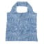 Helio Ferretti | Foldable Shopper Big Bag (45 x 42cm) | Made From Recycled RPET Bottles | Blue Tropical Leaves