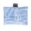 Helio Ferretti | Foldable Shopper Big Bag (45 x 42cm) | Made From Recycled RPET Bottles | Blue Tropical Leaves