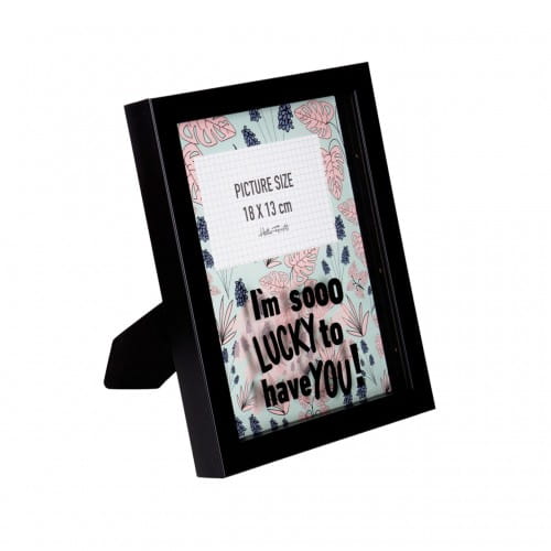 Helio Ferretti | Photo Frame - 5" x 7" | I'm Sooo Lucky To Have You! | Leaf Design