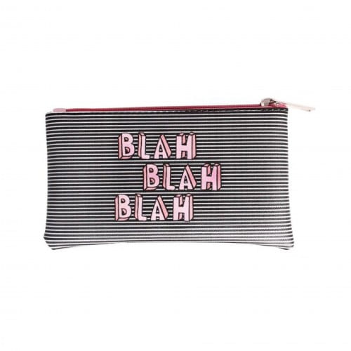 Helio Ferretti | Fashionista Make-Up Pouch | Grey with Pink Glasses