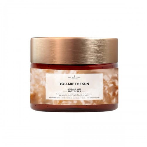 The Gift Label | Body Salt Scrub | You Are The Sun | Mandarin Musk | 400g