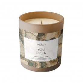 The Gift Label | Glass Candle | You Rock | Pomelo & Black Pepper | 225g