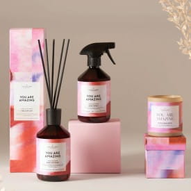 The Gift Label | Glass Candle | You Are Amazing | Pomelo & Black Pepper | 225g