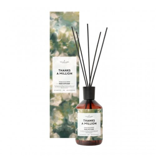 The Gift Label | Reed Diffuser | Thanks A Million | Pomelo & Black Pepper | 400ml