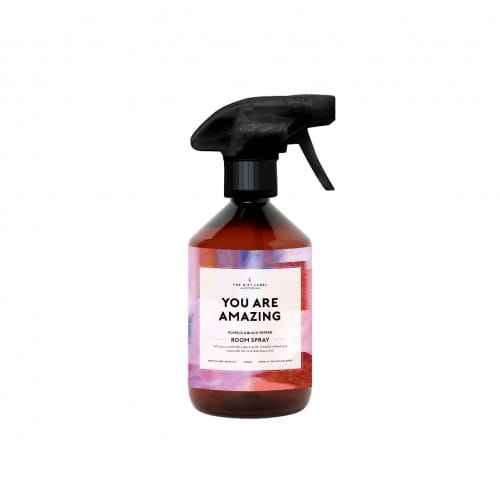 The Gift Label | Room Spray | You Are Amazing | Pomelo & Black Pepper | 500ml