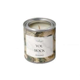 The Gift Label | Tin Candle | You Rock | Jasmine & Vanilla | 90g