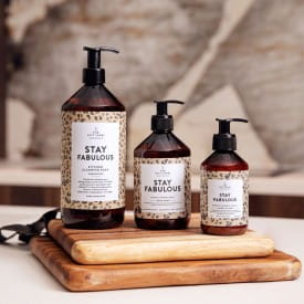 The Gift Label | Kitchen Cleaning Soap | Stay Fabulous | Sandalwood & Fig | 1000ml