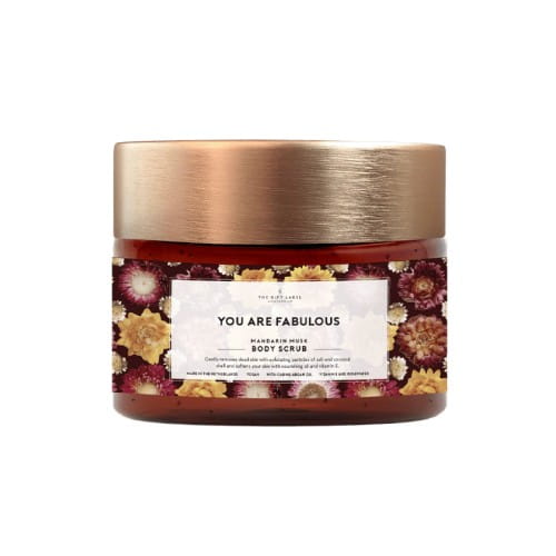 The Gift Label | Body Salt Scrub | You Are Fabulous | Mandarin Musk | 400g