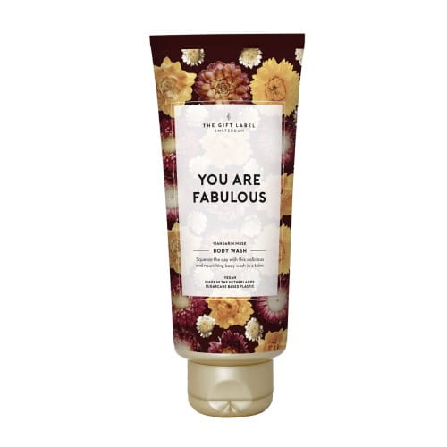 The Gift Label | Body Wash Tube | You Are Fabulous | Mandarin Musk | 200ml