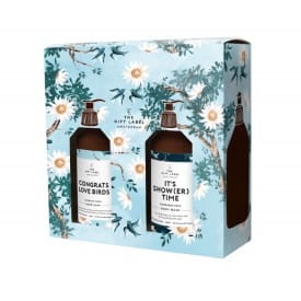 The Gift Label | Gift Box | Congrats Love Birds | Mandarin Musk | Hand Soap & Body Wash