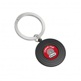 Metalmorphose | Black & Red Vinyl Record Keyring