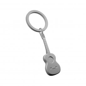 Metalmorphose | Matt Silver Guitar Keyring