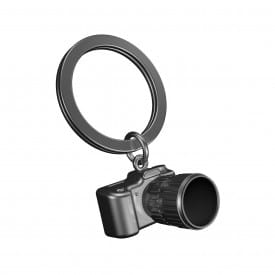 Metalmorphose | Gunmetal Grey Camera Keyring