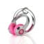 Metalmorphose | Pink Headphones Keyring