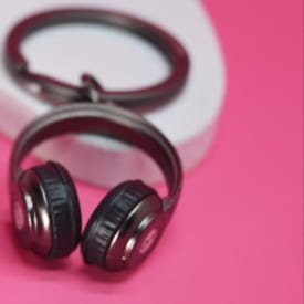 Metalmorphose | Black Headphones Keyring