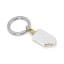 Metalmorphose | White & Gold Ice Lolly Keyring