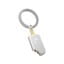 Metalmorphose | White & Gold Ice Lolly Keyring