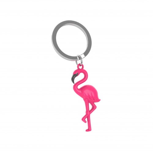 Metalmorphose | Deep Pink Flamingo Keyring