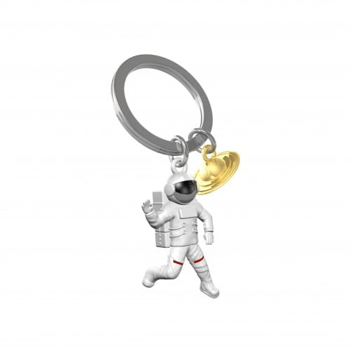 Metalmorphose | Space Astronaut & Planet Keyring