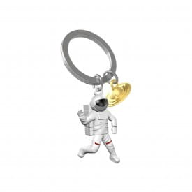 Metalmorphose | Space Astronaut & Planet Keyring